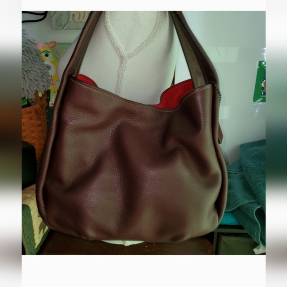 COACH EUC PBL BANDIT LEATHER HOBO BAG.     Mod 86760 Oxblood - Picture 1 of 16